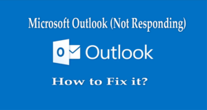 outlook not responding error windows 10