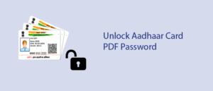 unlock password protected aadhar pdf file