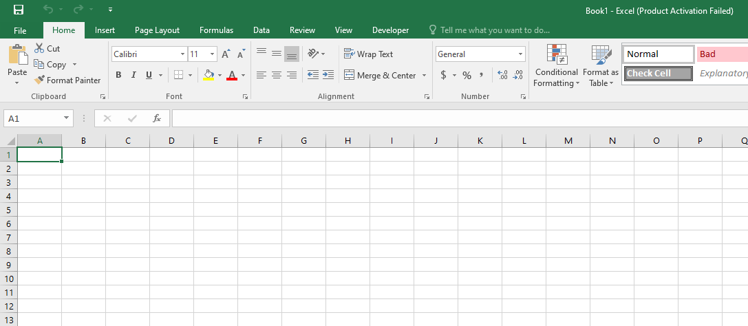 excel sheet