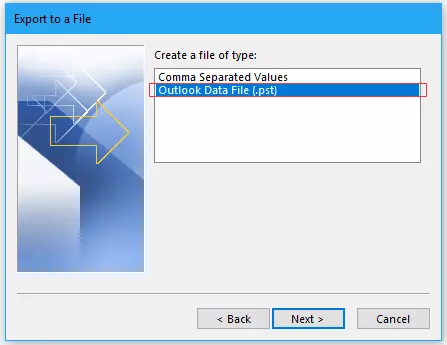 outlook data file