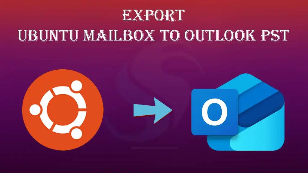 export ubuntu mailbox to pst