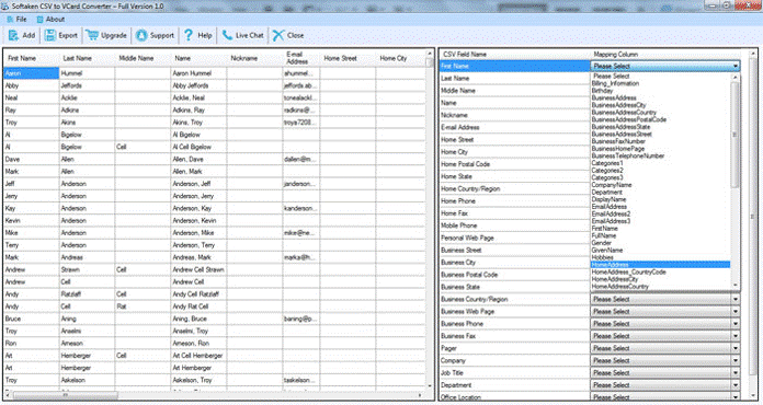 Transfer CSV Contacts To IPhone IPad ICloud Vcard VCF Format