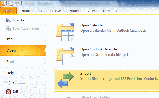 regeling Fitness Giftig Import Outlook Express DBX Files into Outlook 2016/19, 2013, 2010, 2007