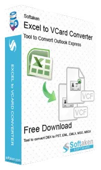 Softaken Excel to VCF Converter