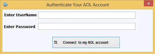 Click to enlarge AOL account login with email and App Password