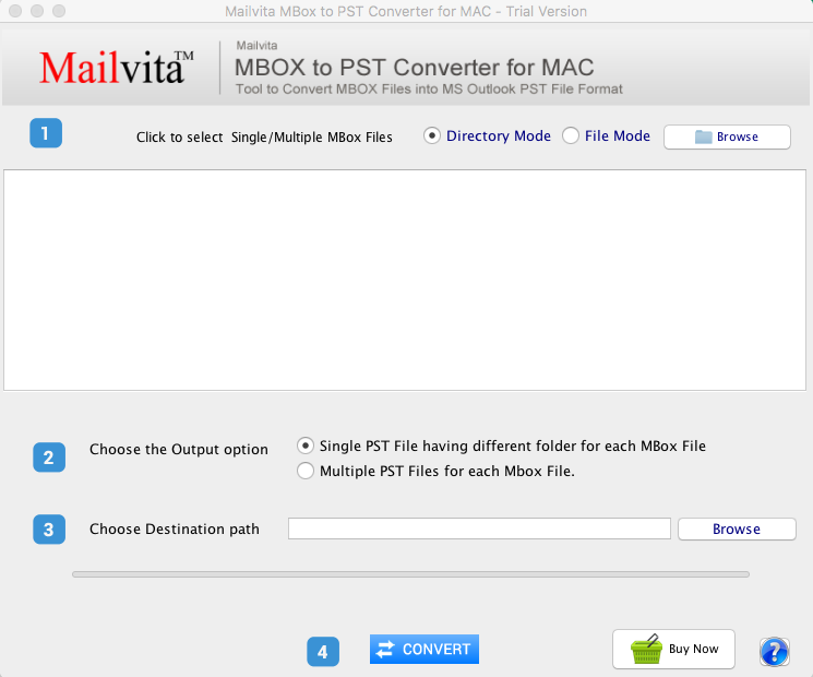 Install EML to PST for mac